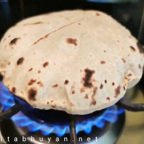 Phulka (roti /rooti) recipe l Puffed Indian flatbread