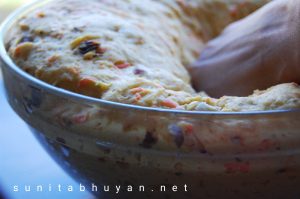 Cheesy savoury cornmeal bread