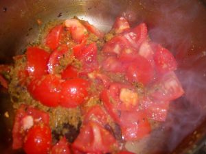 Salmon and potato curry